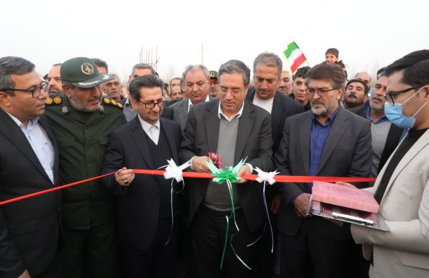 بهره‌برداری از پروژه‌های شهری شهر بکتاش شهرستان میاندوآب